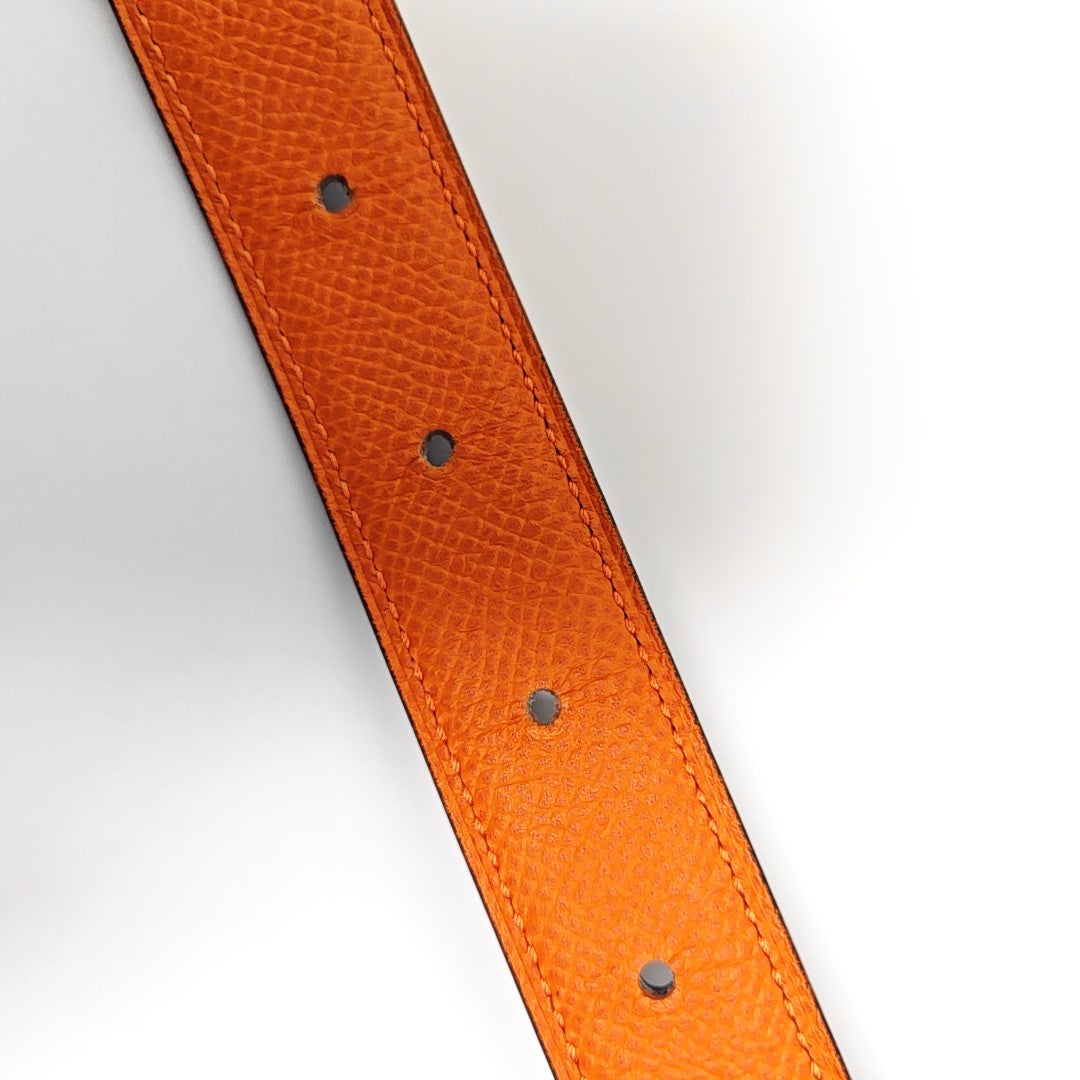Leather Belt Orange
