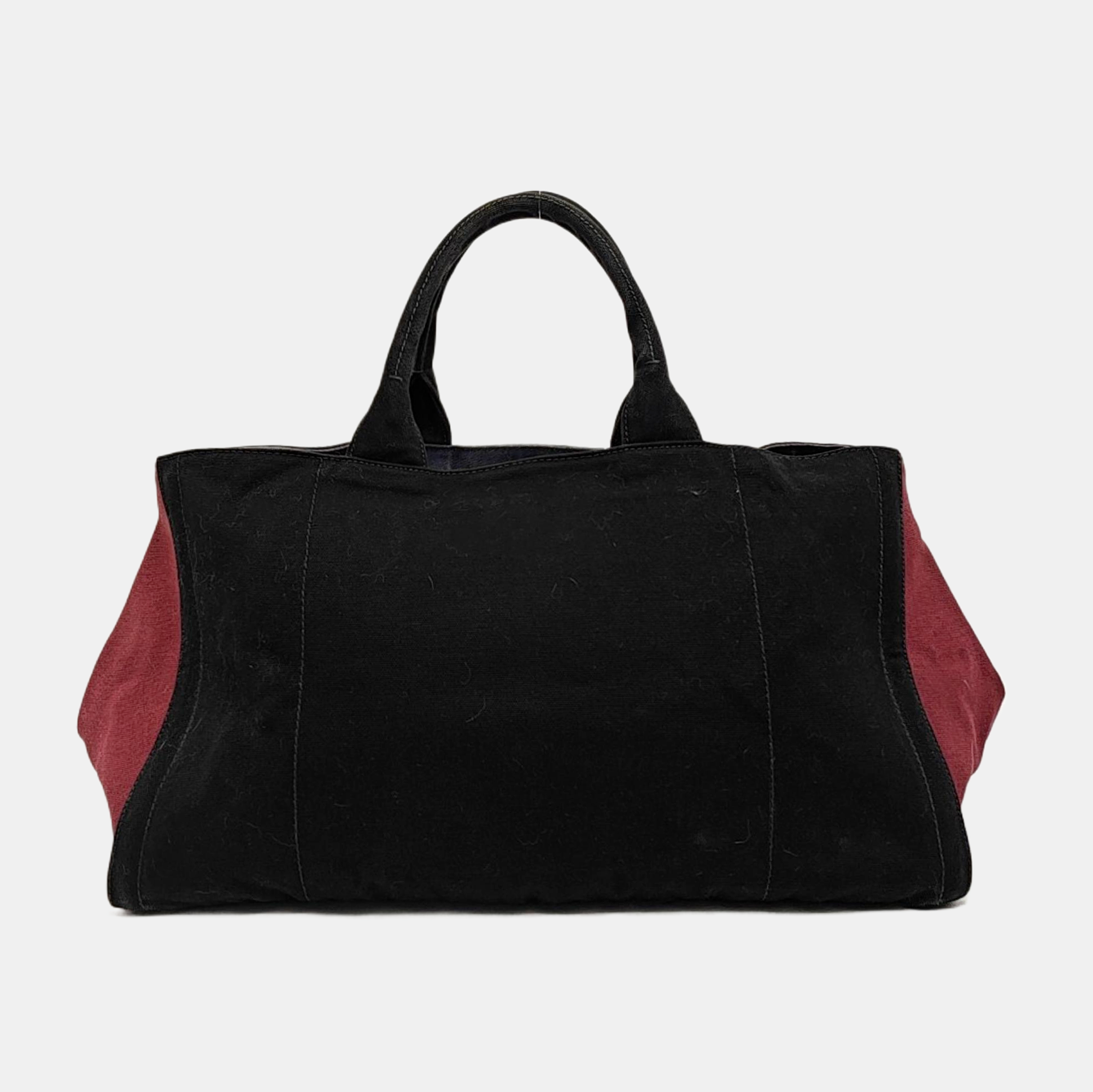 Canvas Top Handle Bag Black