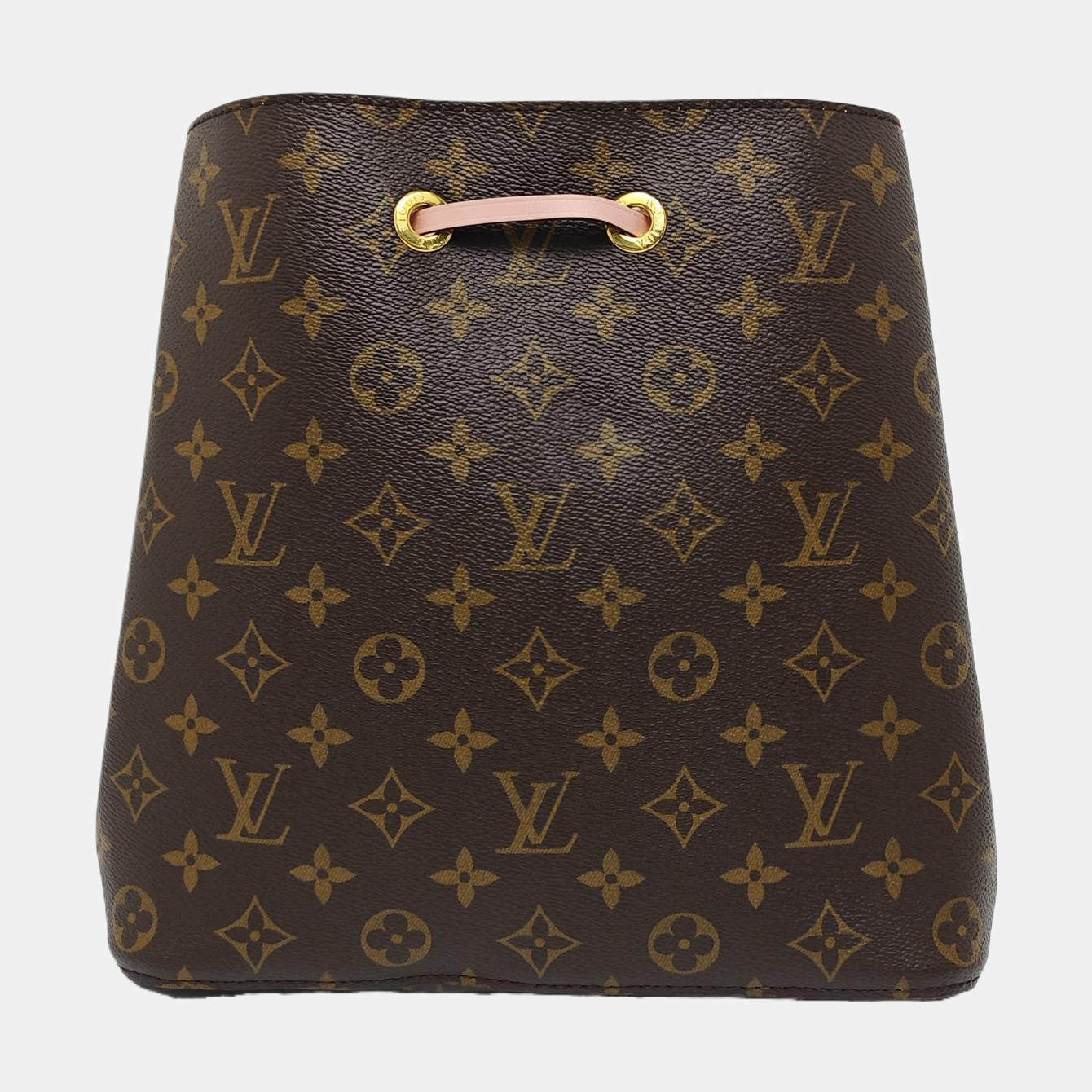 NÉONOÉ MM Monogram Coated Canvas Brown