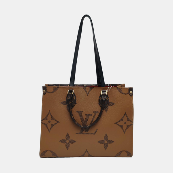 ONTHEGO MM Monogram Coated Canvas Brown