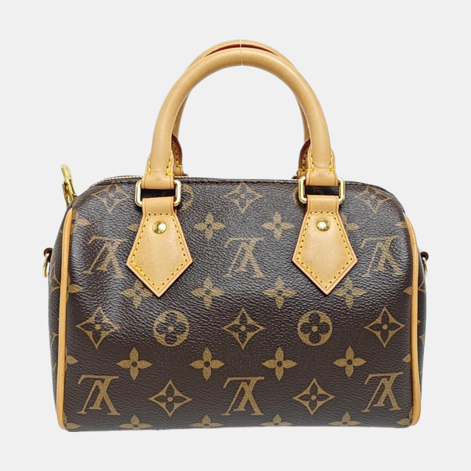 SPEEDY 20 Monogram Coated Canvas Brown