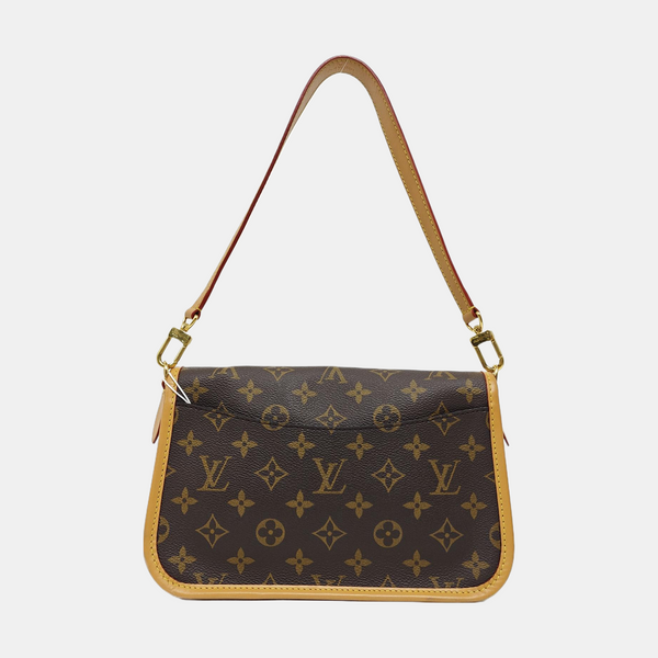 DIANE Monogram Coated Canvas Brown