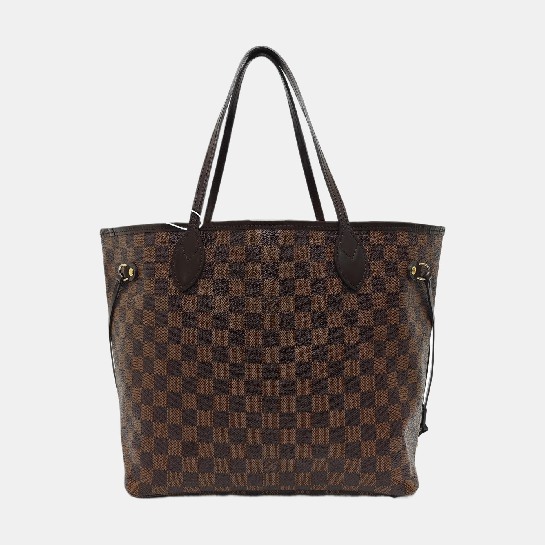 NEVERFULL MM Damier Ebene Coated Canvas Brown