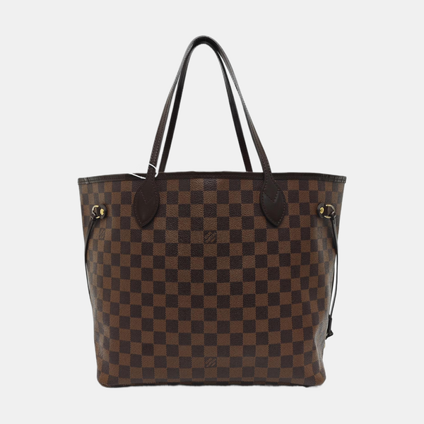 NEVERFULL MM Damier Ebene Coated Canvas Brown