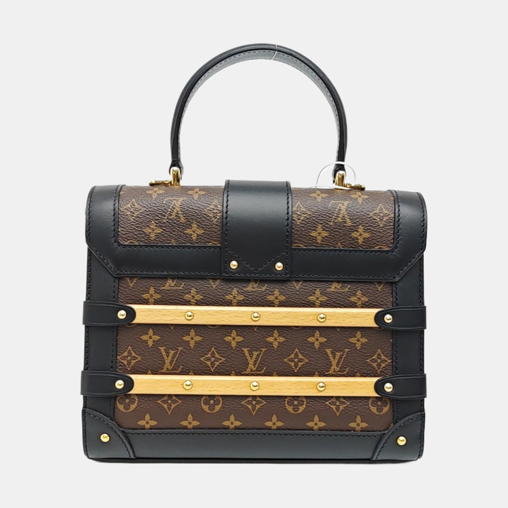 TRIANON PM Monogram Coated Canvas Brown