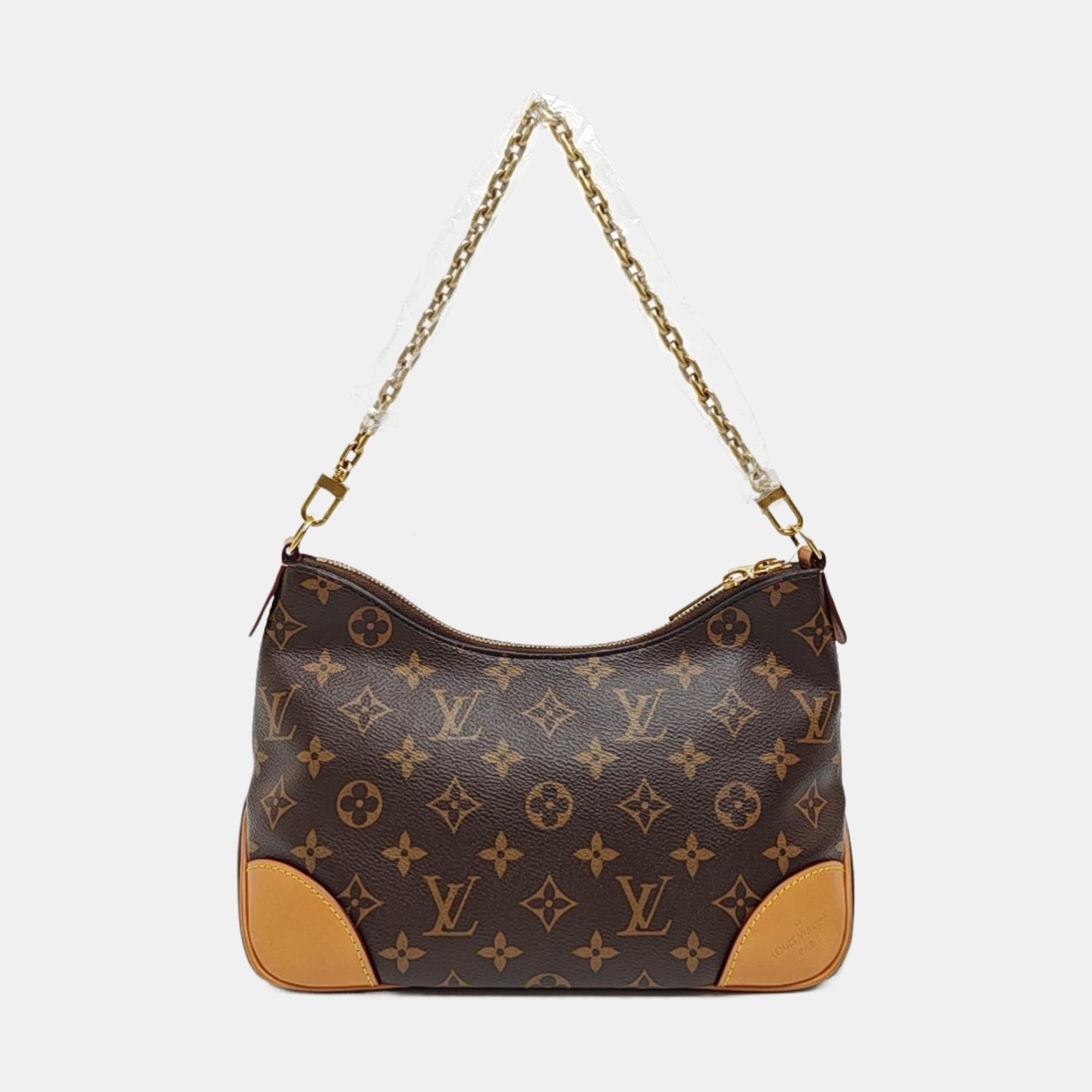 BOULOGNE Monogram Coated Canvas Brown