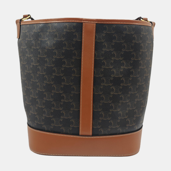 TRIOMPHE CANVAS Medium Coated Canvas Brown