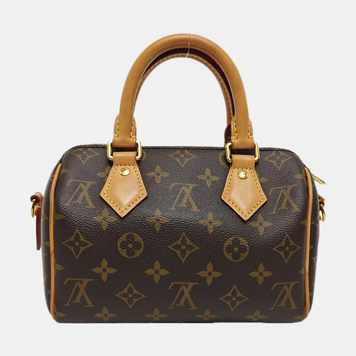 SPEEDY 20 Monogram Coated Canvas Brown
