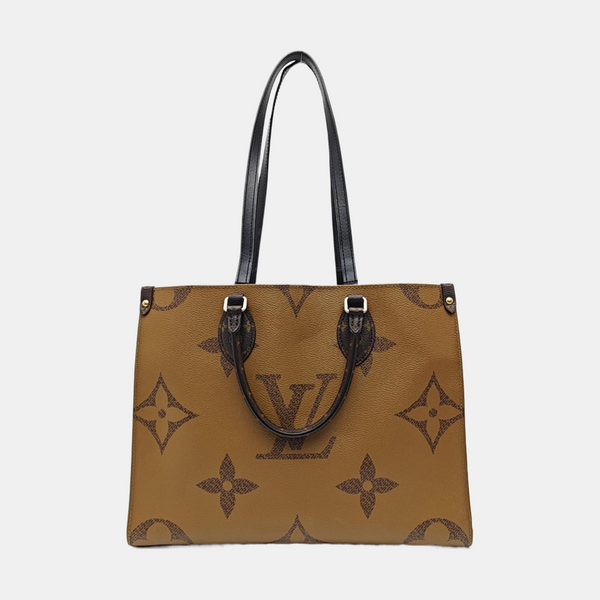 ONTHEGO MM Monogram Coated Canvas Brown