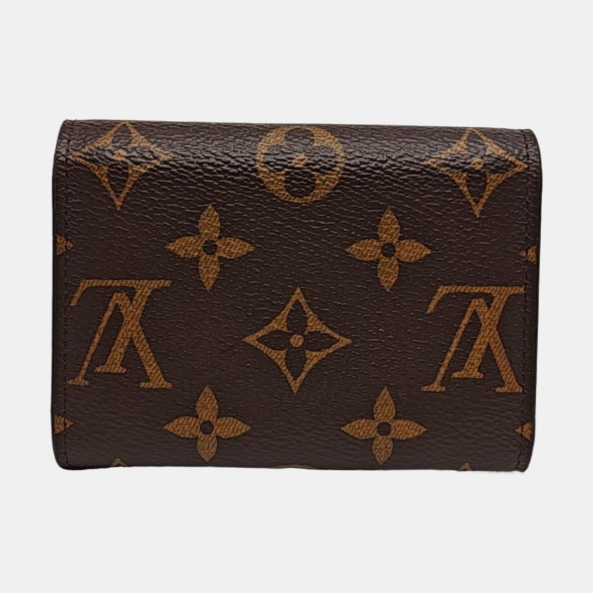 ROSALIE Monogram Coated Canvas Brown Card Holder