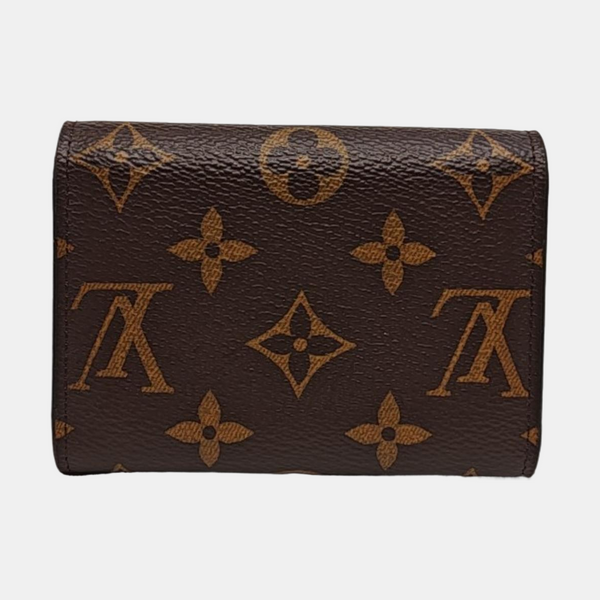 ROSALIE Monogram Coated Canvas Brown Card Holder