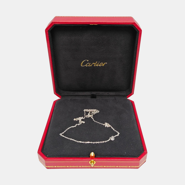 18k White Gold Silver Necklace
