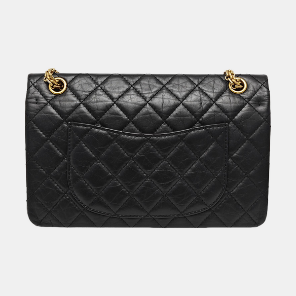 2.55 227 (jumbo) Quilted Calfskin Black