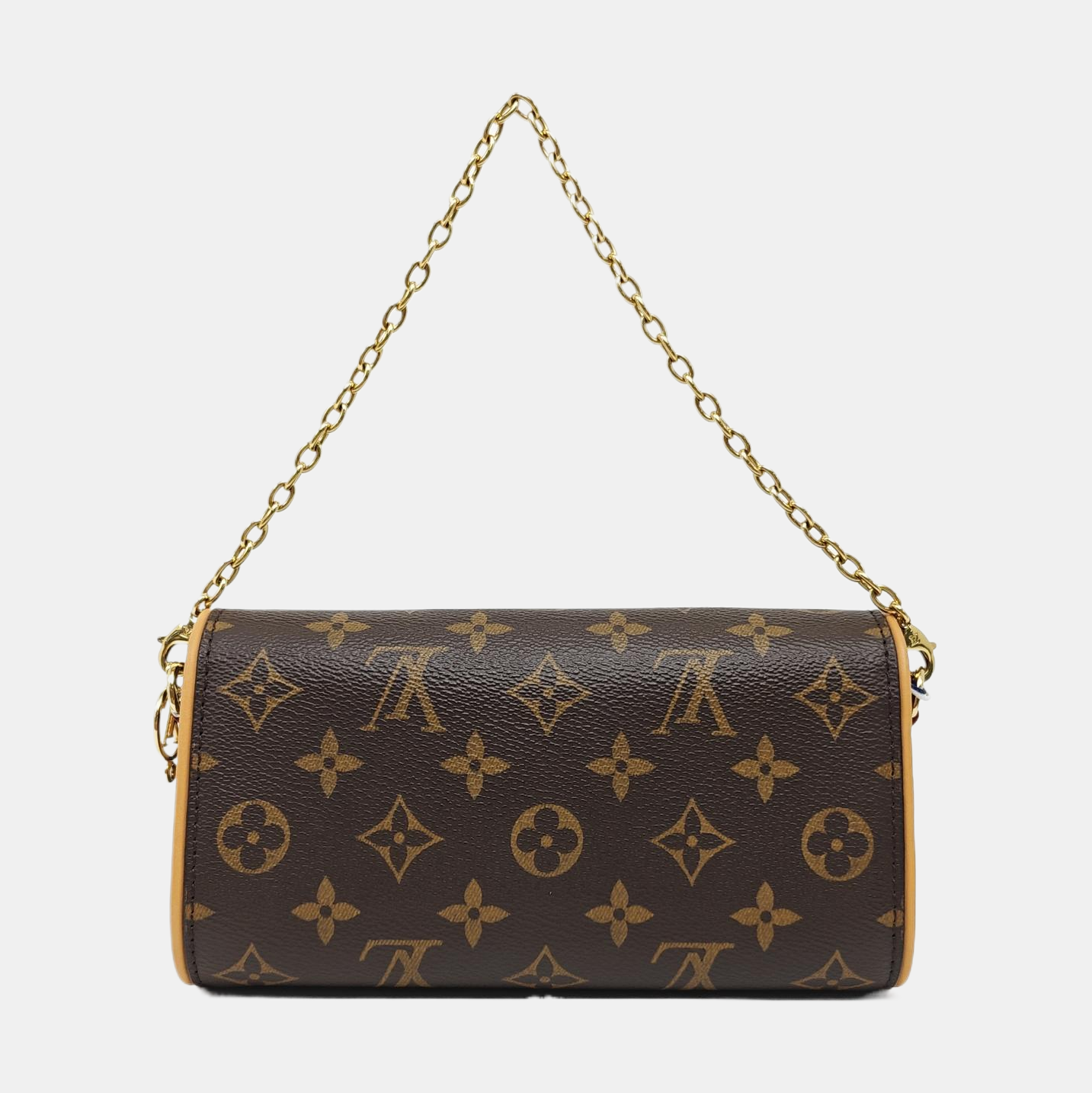 Pochette Camille Monogram Coated Canvas Brown