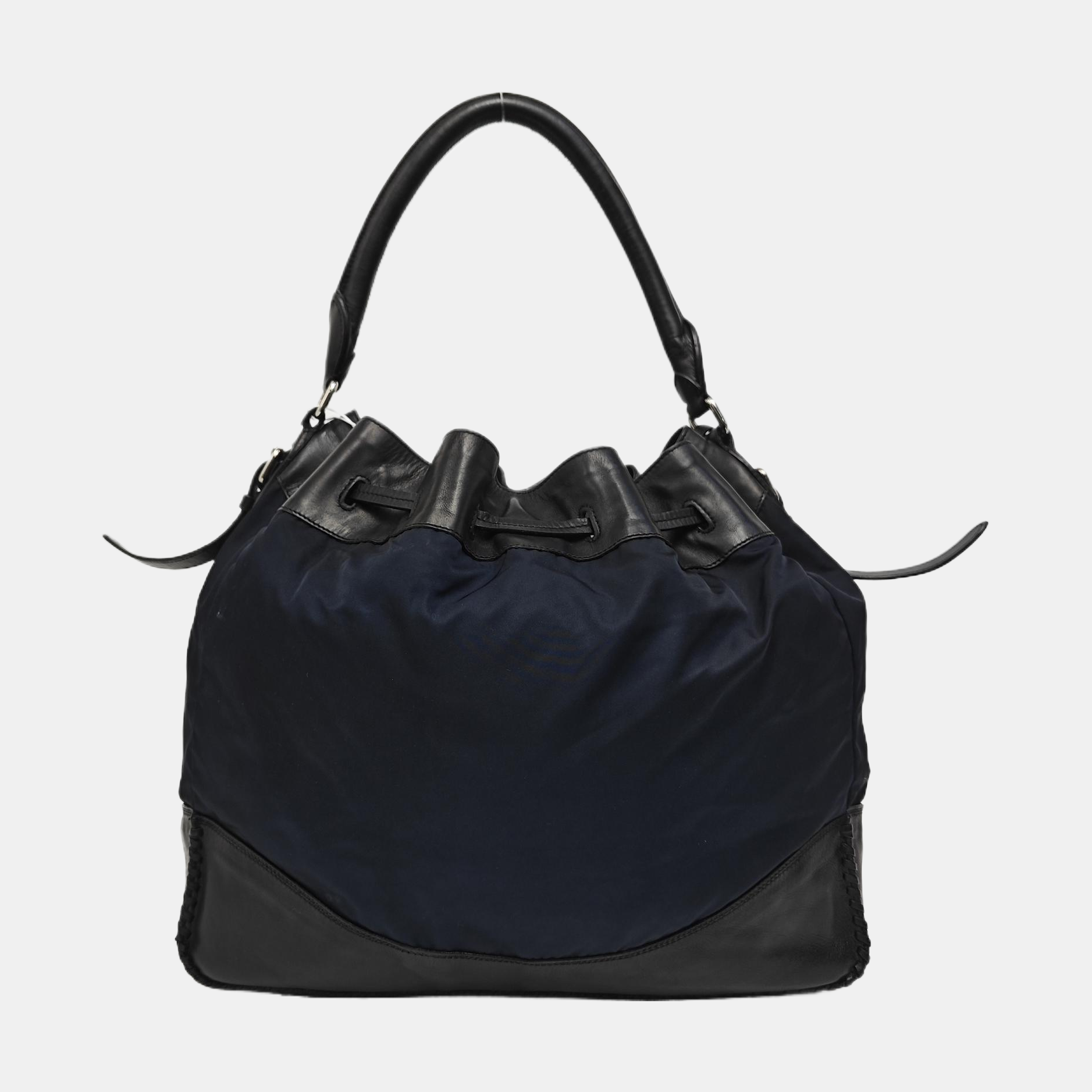 Nylon Shoulder Bag Blue