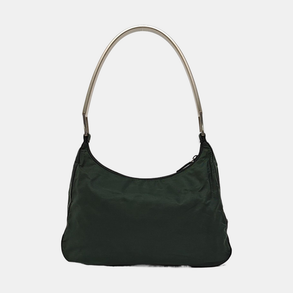 Nylon Shoulder Bag Green