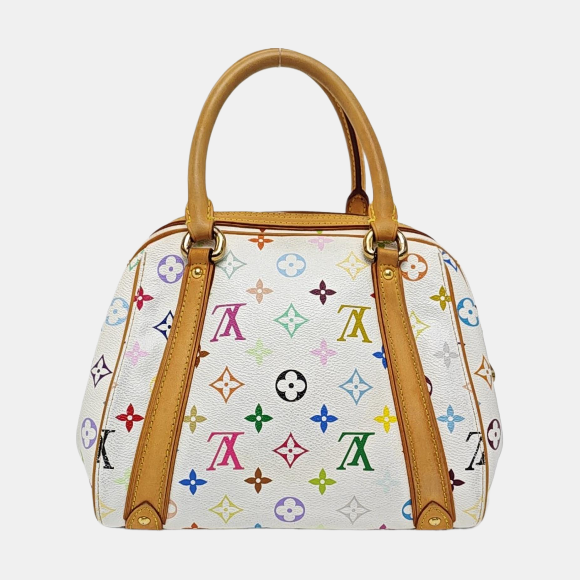 LV × TM PRISCILLA Monogram Coated Canvas White