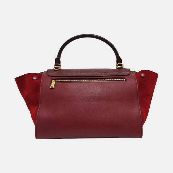 TRAPEZE Medium Calfskin Red