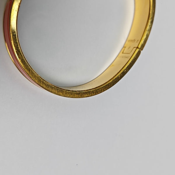 Clic H Metal Orange Bangle