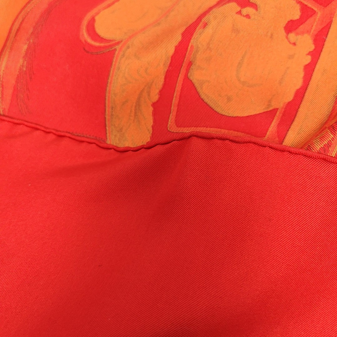 Mulberry Silk Silk Scarf Orange