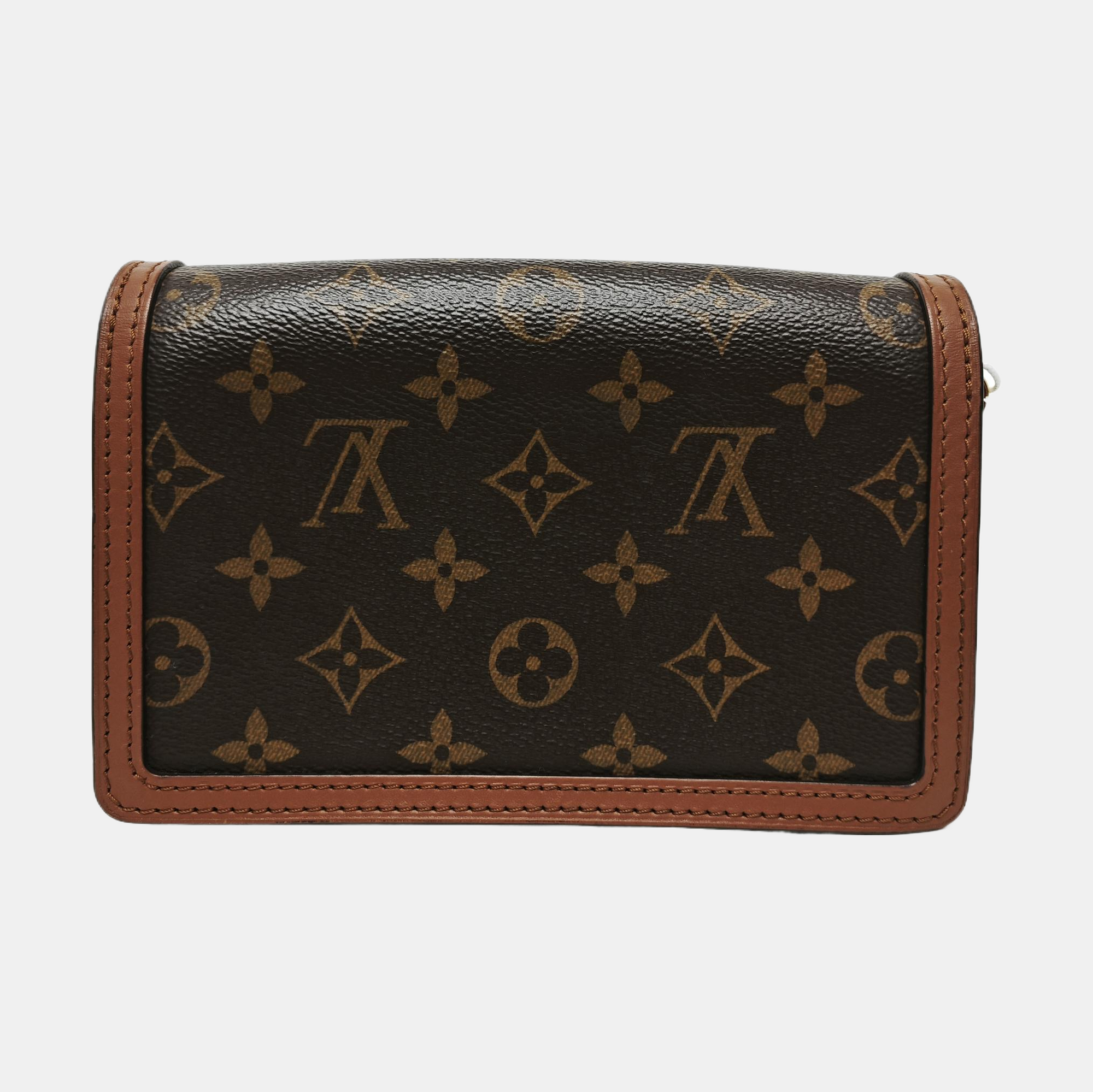 DAUPHINE WOC Monogram Coated Canvas Brown