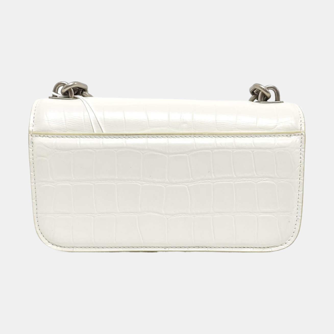 Calfskin Shoulder Bag White