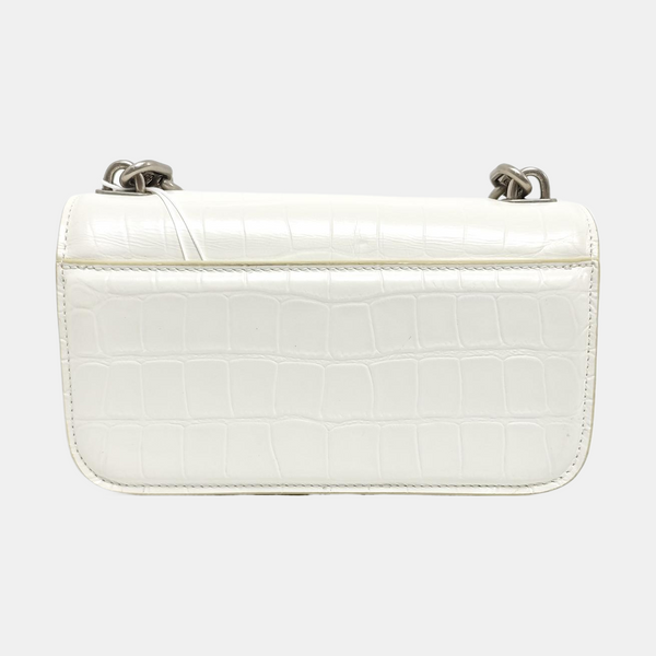 Calfskin Shoulder Bag White