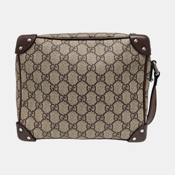 Trunk Monogram Coated Canvas Brown