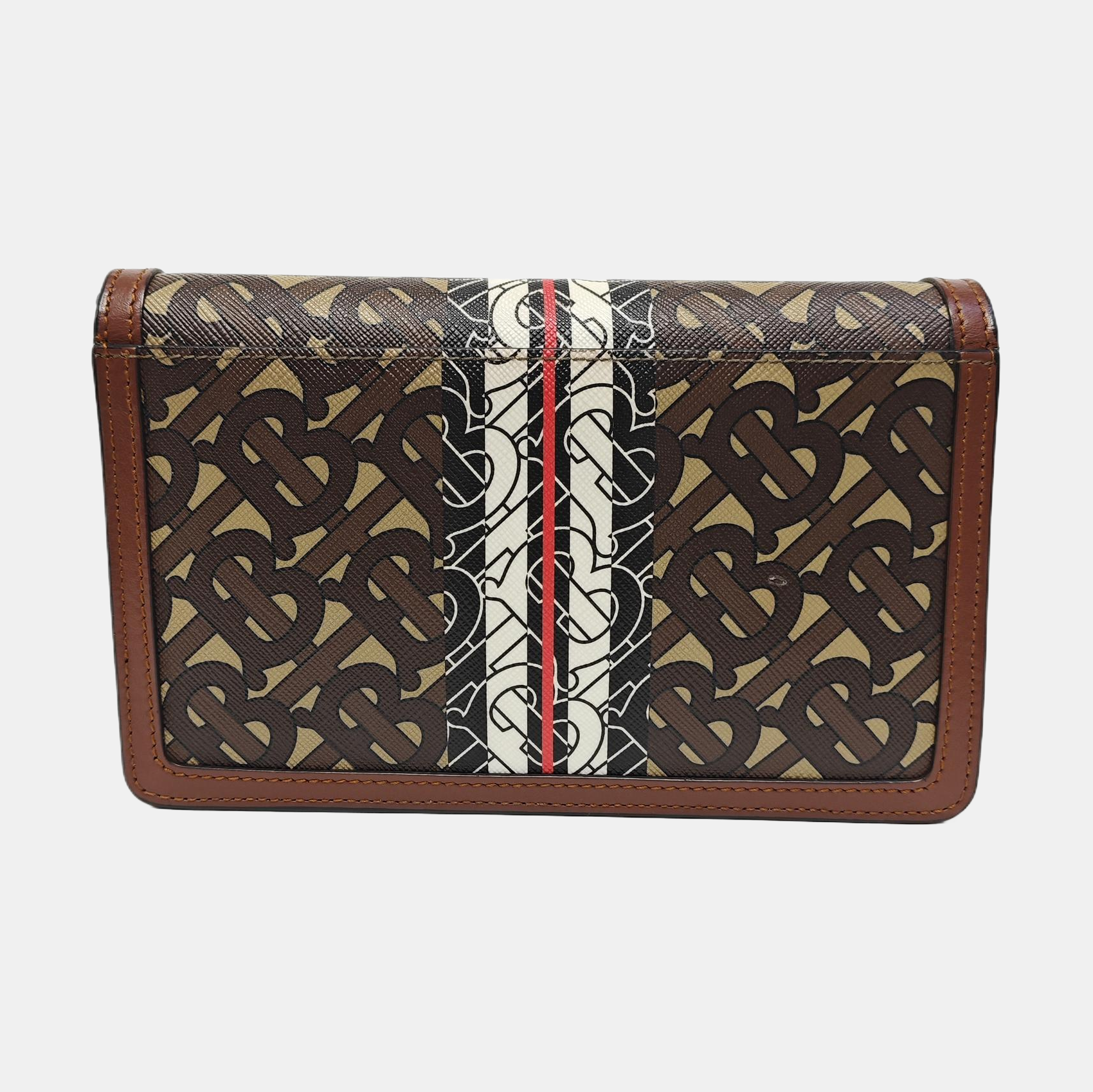 TB Small Coated Canvas Brown