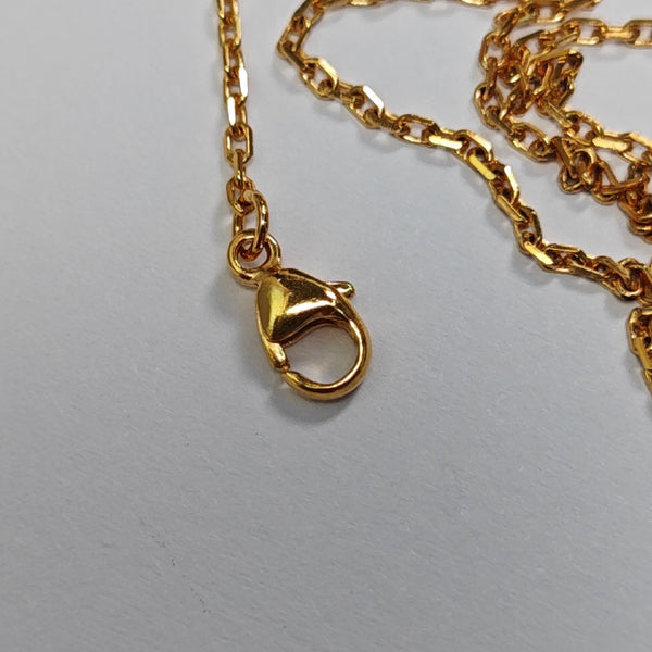 Pop H Metal Gold Necklace