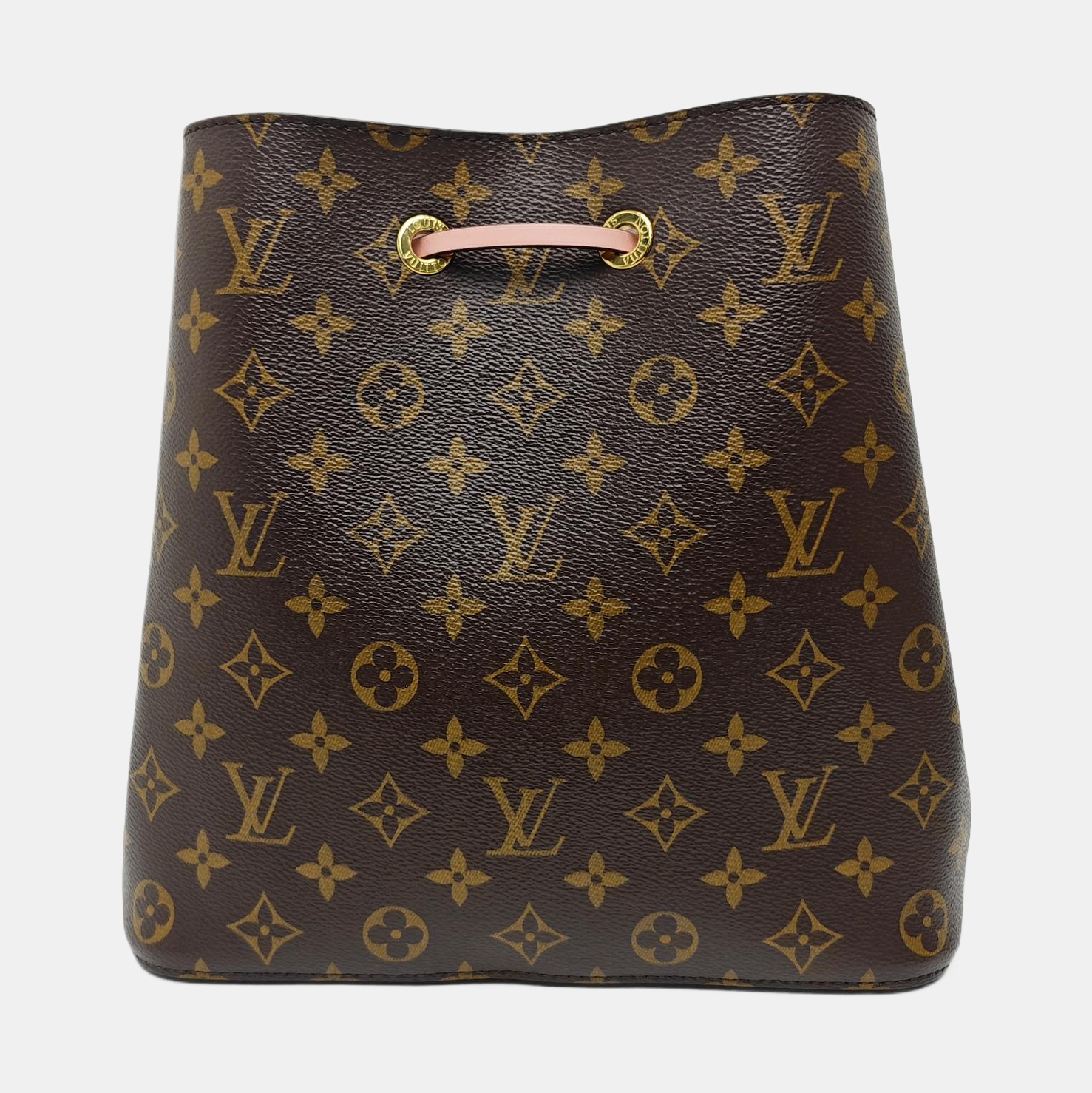 NÉONOÉ MM Monogram Coated Canvas Brown