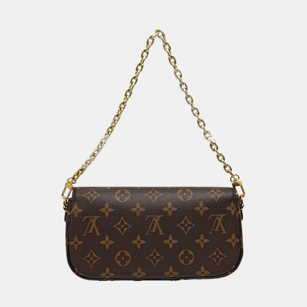 IVY Monogram Coated Canvas Brown