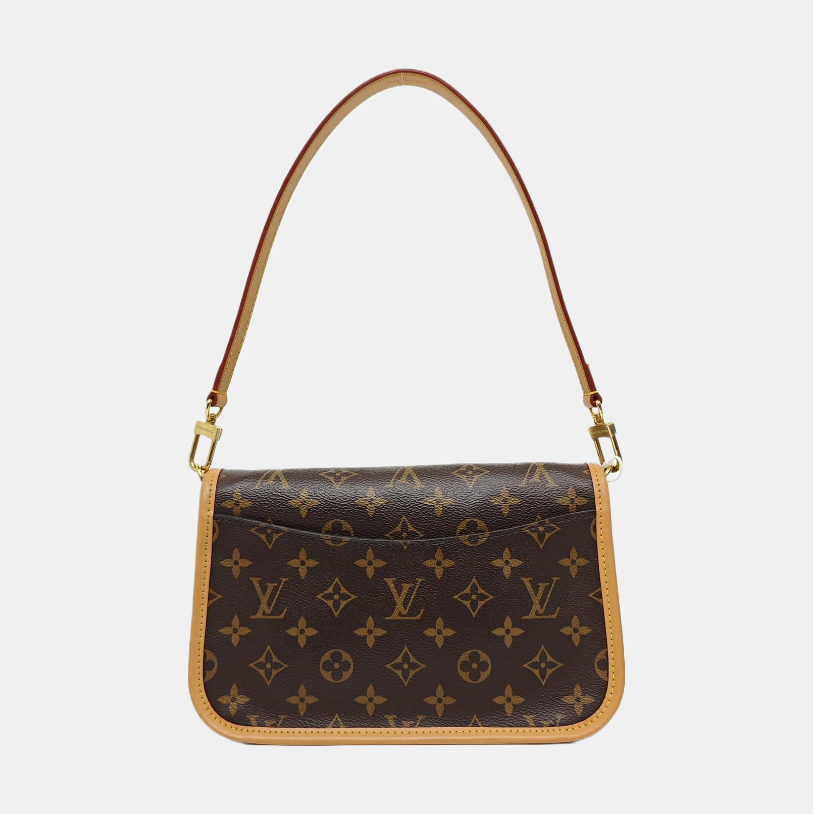 DIANE Monogram Coated Canvas Brown
