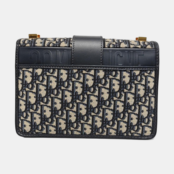 30 Montaigne Oblique Canvas Blue