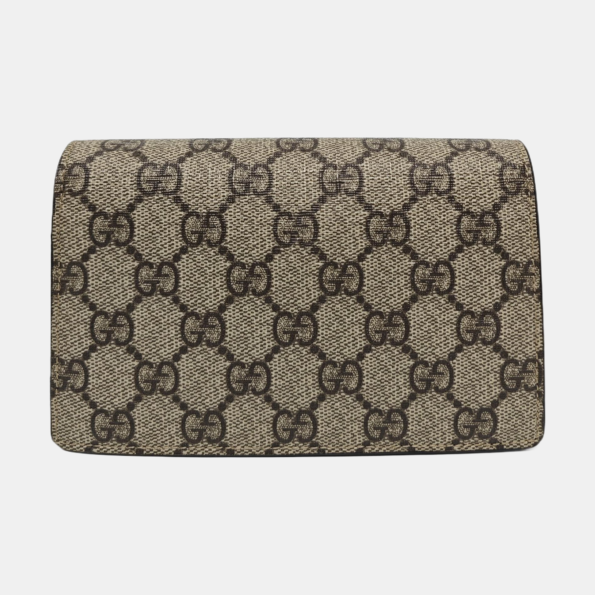 Authenticated pre-owned  Dionysus Super Mini Monogram Coated Canvas Beige - Shoulder Bag at Looply