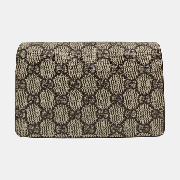 Authenticated pre-owned  Dionysus Super Mini Monogram Coated Canvas Beige - Shoulder Bag at Looply