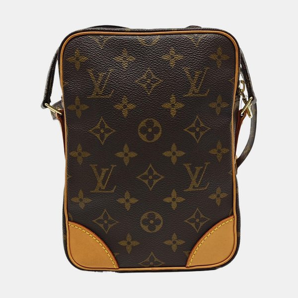 DANUBE Monogram Coated Canvas Brown