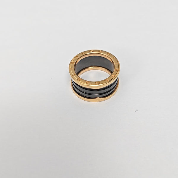 B.ZERO1 18k Rose Gold Ring EU 59