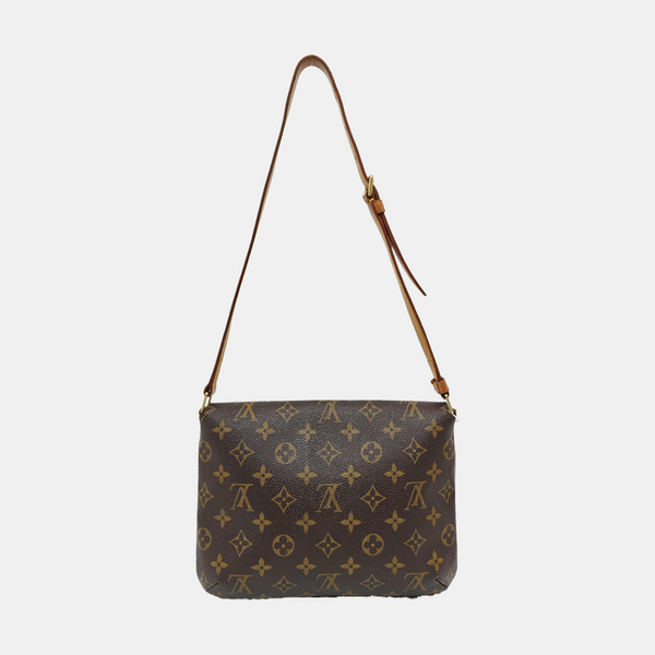 MUSETTE TANGO Monogram Coated Canvas Brown