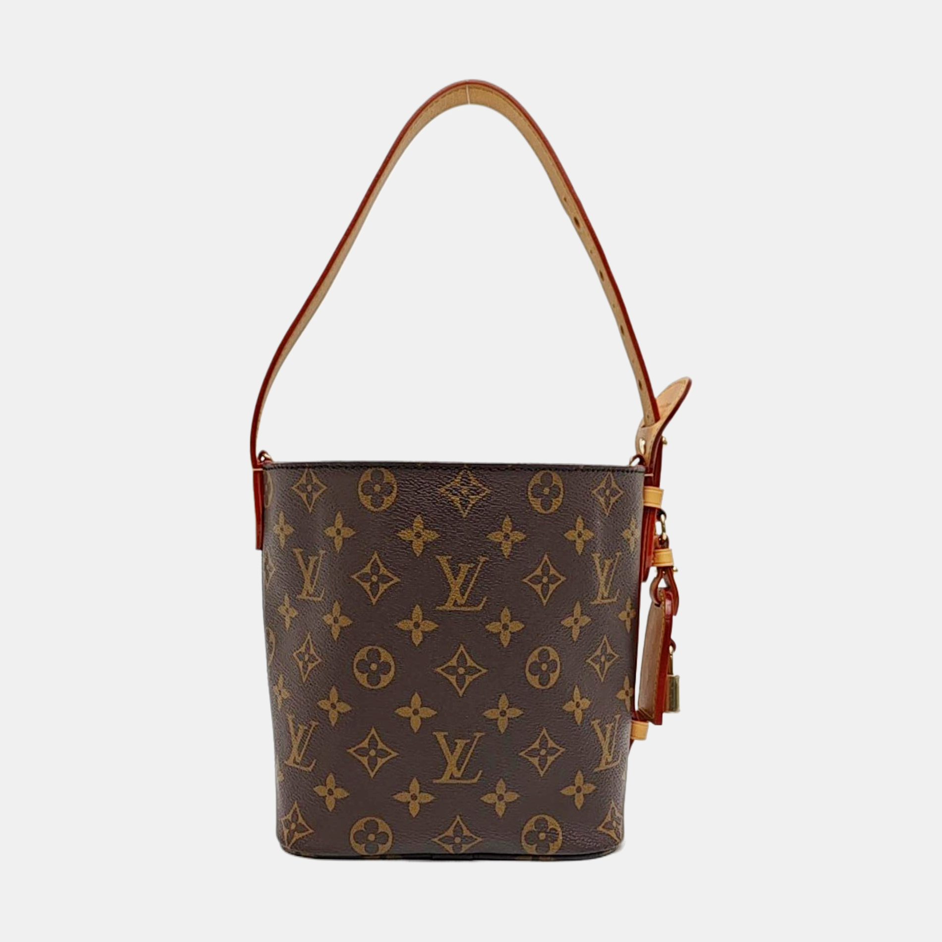 ALL IN Monogram Coated Canvas Brown