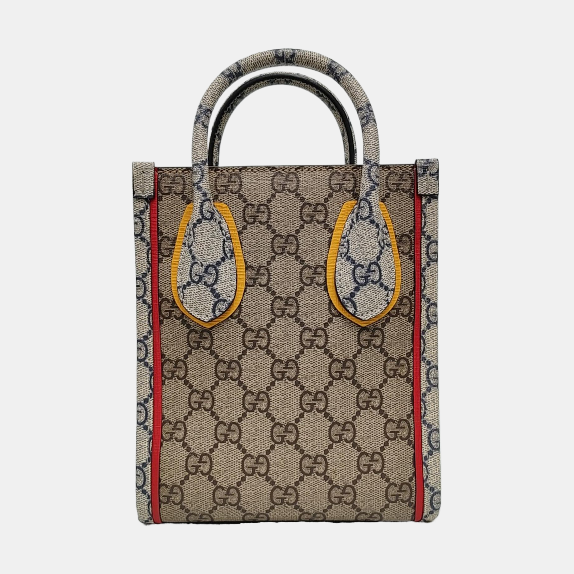 Retro Mini Monogram Coated Canvas Beige