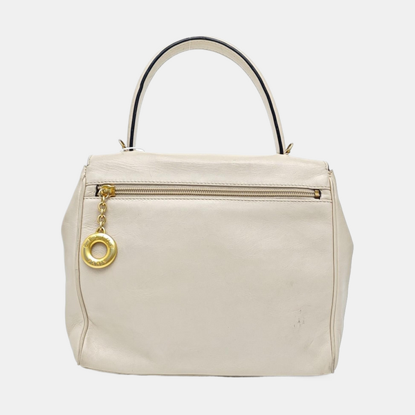 Calfskin Shoulder Bag Beige