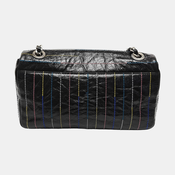 CLASSIC FLAP Small Quilted Leather Black