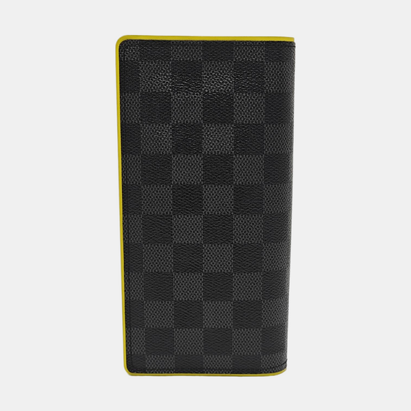 ALEXANDRE Damier Graphite Coated Canvas Gray Wallet