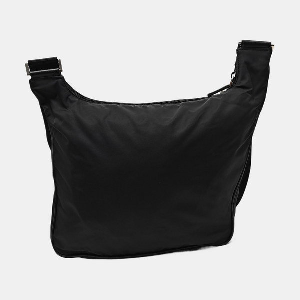 Nylon Shoulder Bag Black