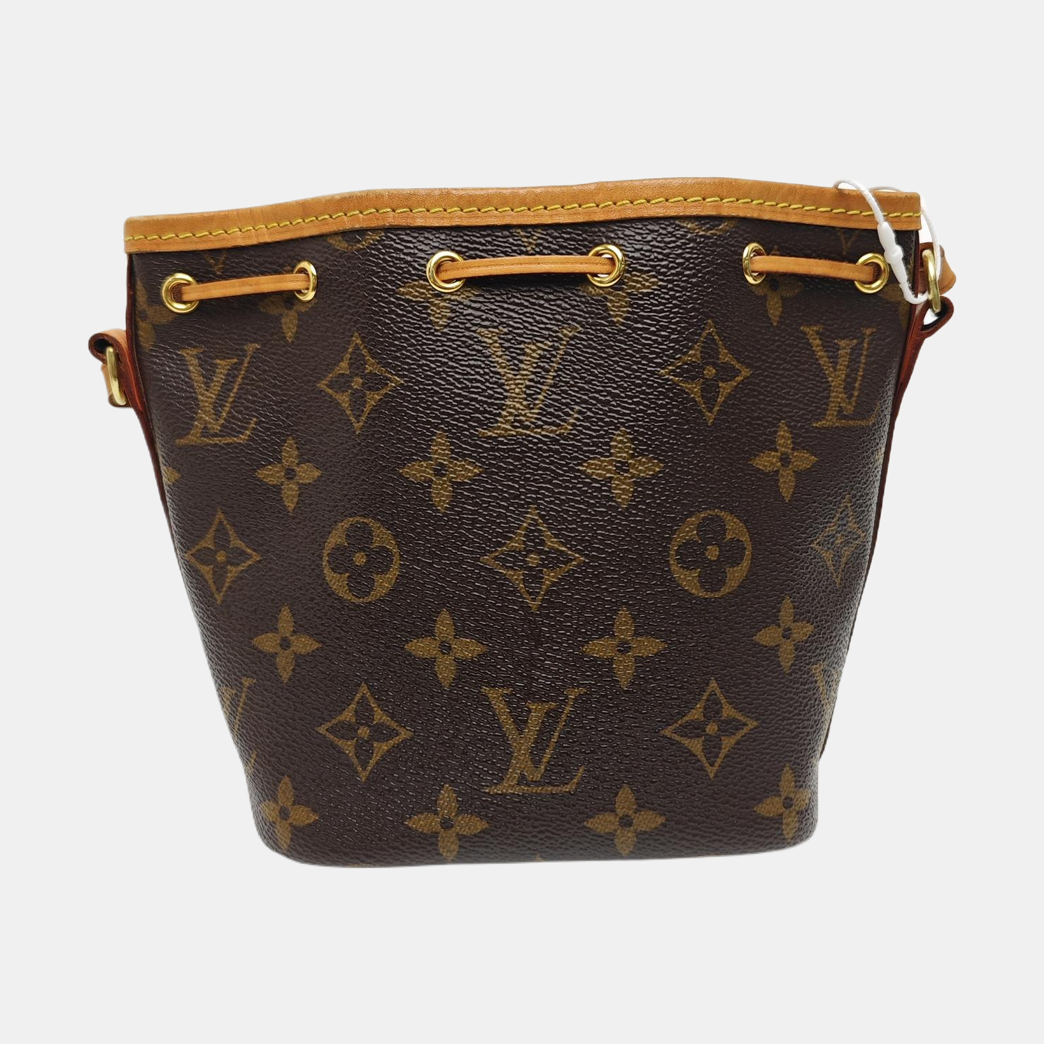 NÉONOÉ Nano Monogram Coated Canvas Brown