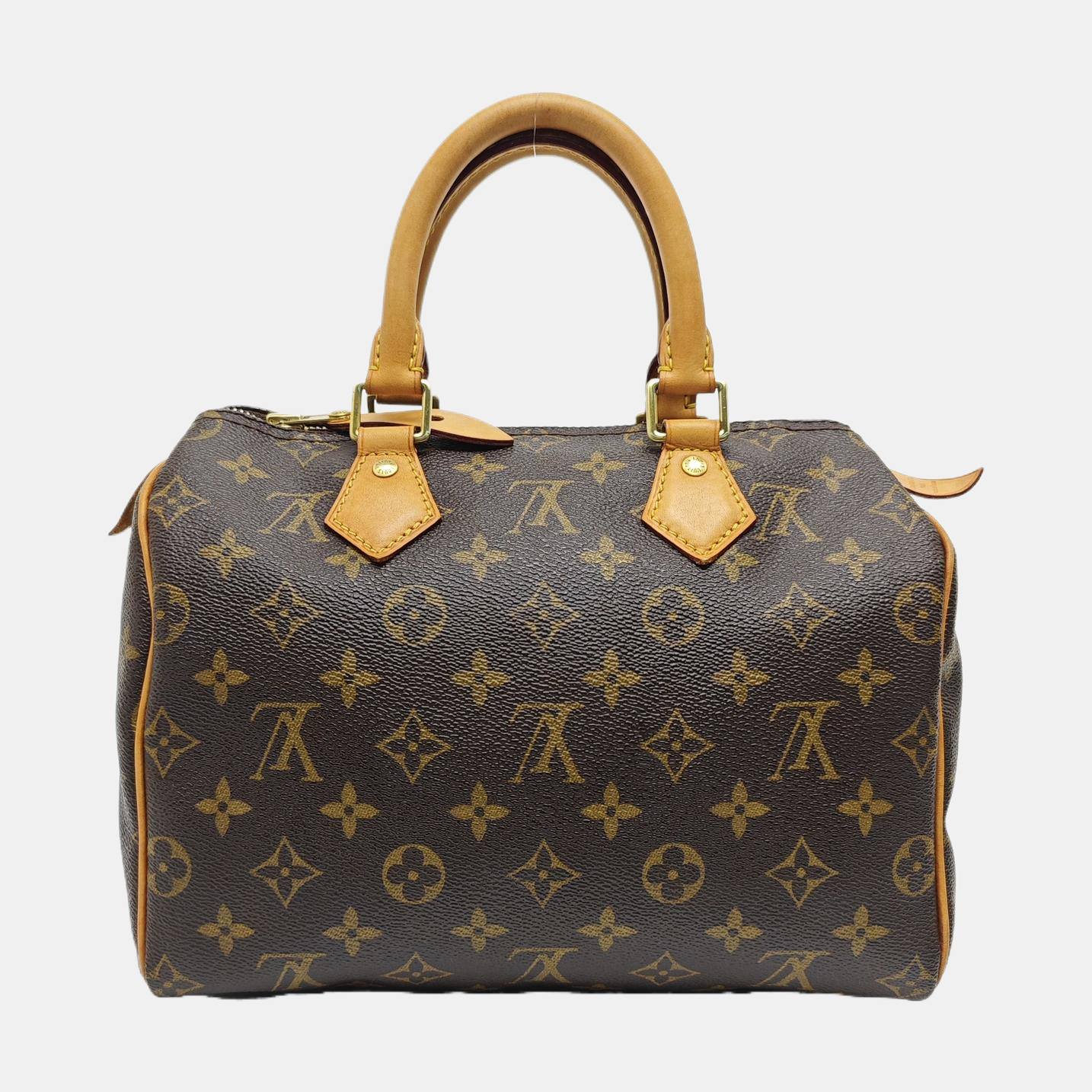 SPEEDY 25 Monogram Coated Canvas Brown