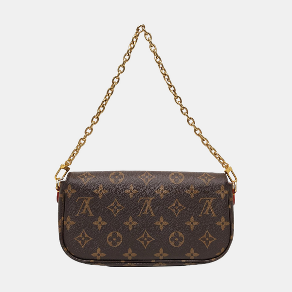 IVY Monogram Coated Canvas Brown