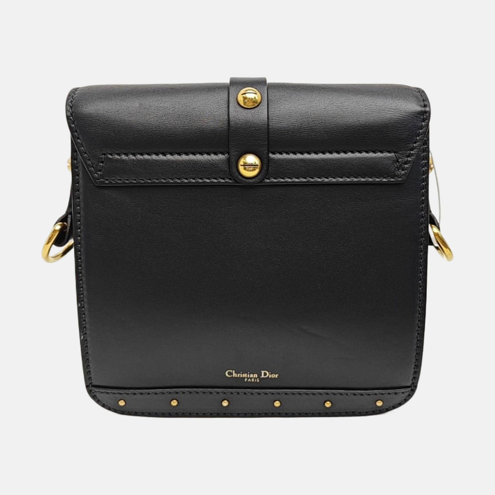 Calfskin Shoulder Bag Black