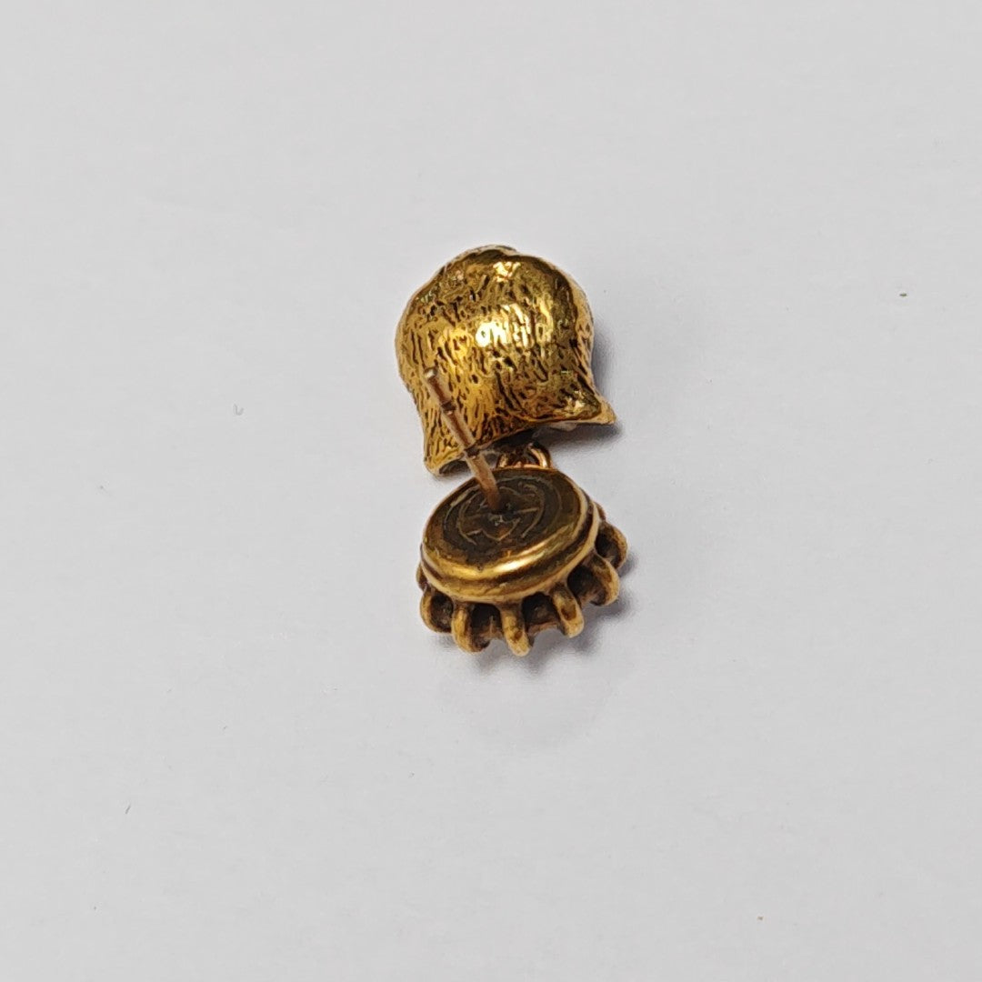 Metal Gold Stud Earrings
